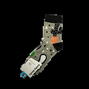 جوراب نیم ساق طرح فانتزی کاکتوس برند lucky socks