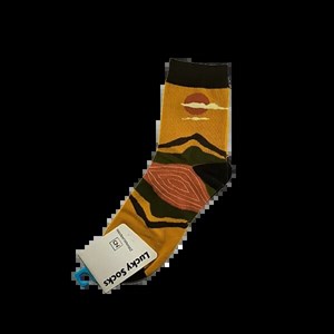 جوراب فانتزی طرح غروب نیم ساق lucky socks