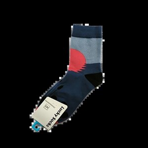 جوراب فانتزی طرح غروب دریا نیم ساق lucky socks