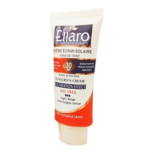کرم ضد آفتاب کرم پودری  بژ طبیعی الارو SPF 30