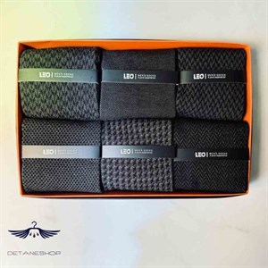 جوراب  ساق بلند مردانه لئو کد 110