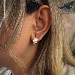 گوشواره میخی سیلور مدل لیرا