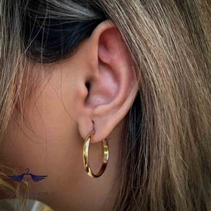 گوشواره حلقه ای مدل لیرا