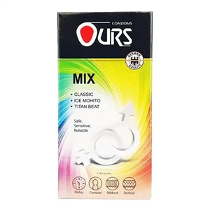 کاندوم اورز مدل Mix بسته 12 عددی