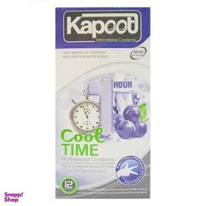 کاندوم تاخیری یک ساعته کاپوت مدل Cool Time بسته 12 عددی