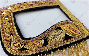 برقع گلابتونی ریسه بسته