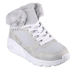 نیم بوت دخترانه اسکچرز مدل 310396L GRY Uno Lite – Comfurt Collar