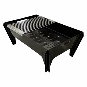 کباب‌پز ایستاده دو طرفه 12 سیخ هیزم