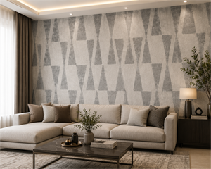 کاغذ دیواری رنگ روشن قابل شست وشو پی وی سی