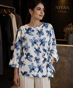 شومیز زنانه مانیسا مدل گل دار