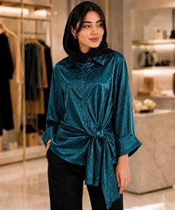 شومیز زنانه مانیسا مدل نگین دار