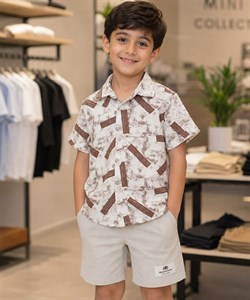 ست پیراهن و شلوارک پسرانه Balenciaga
