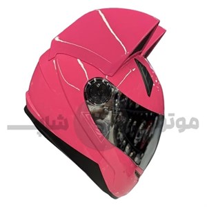 کلاه کاسکت فک ثابت گوش دار برند نیترینوس صورتی