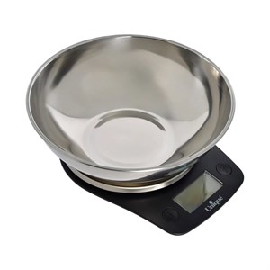 ترازوی آشپزخانه دیجیتال یونیک (Unique) کد 6535 - کاسه‌دار استیل