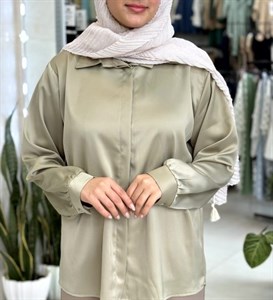شومیز ساتن ناوا – ساده