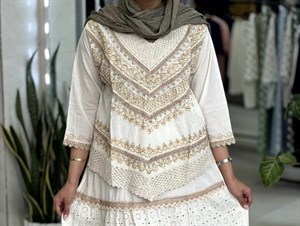 شومیزه مکرومه بافی زیگا