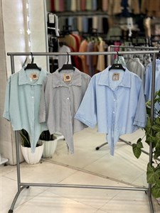 شومیز گره ای راه راه