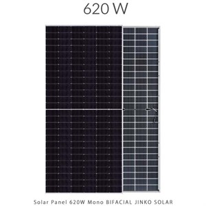 پنل خورشیدی ۶۲۰ وات جینکو سولار (Jinko Solar 620W) – نسخه بایفشیال