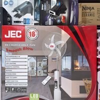 پنکه ایستاده شارژی JEC مدل 910 ریموت دار سایز ۱۸ اینچ