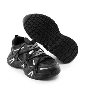 کفش مردانه اسپرت چرم مصنوعی مشکی Balenciaga مدل 50704