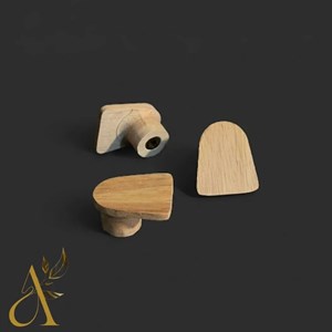 دستگیره چوبی تک پیچ مدرن کد D112