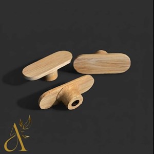 دستگیره چوبی تک پیچ کابینت مدل D117