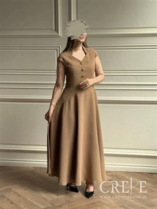 پیراهن کوتاه چهار دکمه