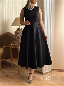 سارافان نیم کلوش کتان لمه