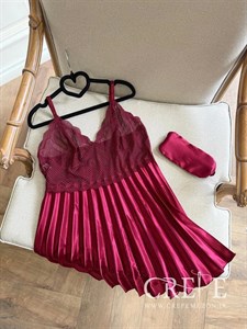لباس خواب پیراهنی پلیسه ema