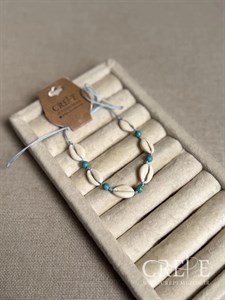 دستبند ساحلی گوش ماهی و مهره