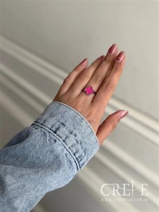 انگشتر استیل ونکلیف نقره ای