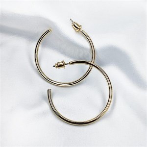 گوشواره حلقه ای طلایی کد 5205