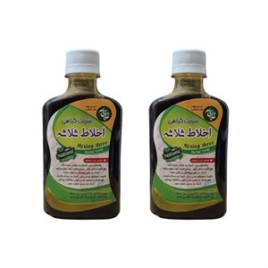 شربت گیاهی اخلاط ثلاثه غدیری - ۲۵۰ میلی لیتر بسته دو عددی