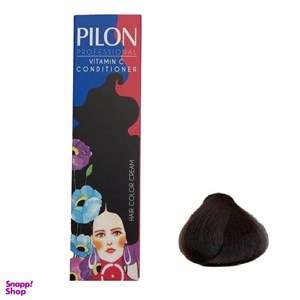 رنگ مو پیلون (Pilon) سری طبیعی شماره 3.0 رنگ قهوه ای تیره حجم 120 میلی لیتر