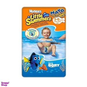 پوشک کودک هاگیز مدل Little swimmer سایز 5-6 بسته 11 عددی
