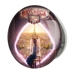 آینه جیبی خندالو طرح بازی بایوشاک (Bioshock) مدل تاشو کد 31330