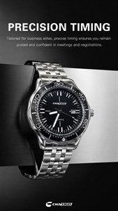 ساعت مچی مردانه ☑️CHAXIGO  New collection Original watch 《highe quality》                       🔥چاکسیگو  دژاوو  💥ویژگی های محصول  دارای کارت گارانتی  روز شمار برند شرکتی  کیفیت عالی  بنداستیل  ضدآب  شیشه معدنی رنگ ثابت  قفل کلیپسی  موتور کوارتز