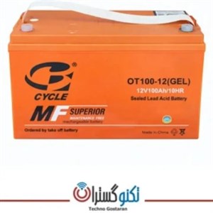 باتری 12 ولت 100 آمپر وارداتی برند سایکل CYCLE مناسب یو پی اس - ارسال فوری
