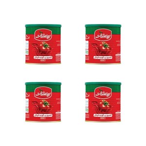 کنسرو رب گوجه فرنگی بیدستان - 800 گرم بسته 4 عددی