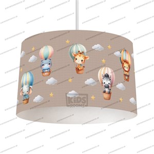 لوستر اتاق کودک طرح حیوانات داخل بالن کد L-Animals-109