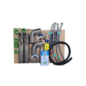 brand Brass Fittings Boiler Installation Kit 22 Piece