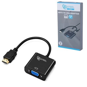 تبدیل HDMI به VGA بایبل C-28کابل صدا و کابل Micro USB
