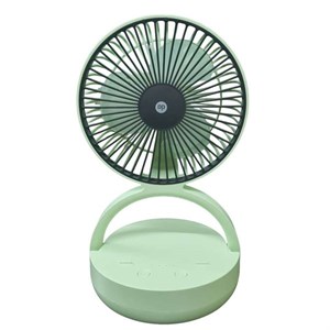 پنکه رومیزی شارژی 14 وات، چرخشی و چراغ دار DP-7637