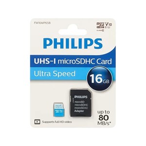 کارت حافظه MicroSDHC فیلیپس FM16MP65B ظرفیت 16 گیگابایتخشاب