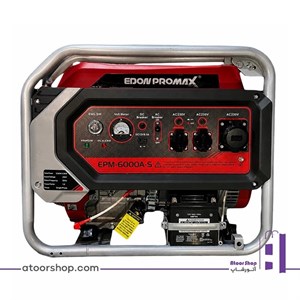 موتور برق 6 کیلووات استارتی بنزینی ادون EDON مدل EPM-6000A-S