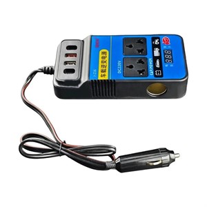 اینورتر فندکی ماشین ولتاژ 220V و توان 100W مدل j-z16