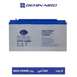 باتری سربی (GEL) 12 ولت 18 آمپر برند IBIZA POWER