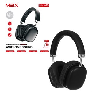 هدفون MAX مدل M-A45 ( گارانتی تست  48  ساعته )