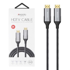 کابل 1.8 متری Yesido HDMI مدل HM11 – مشکی (گارانتی 18 ماه تعویض نیکان همراه)