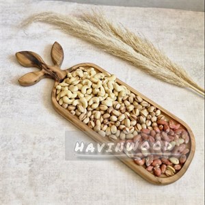سینی چوبی پذیرایی مدل کمرباریک در سه سایز